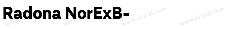 Radona NorExB字体转换